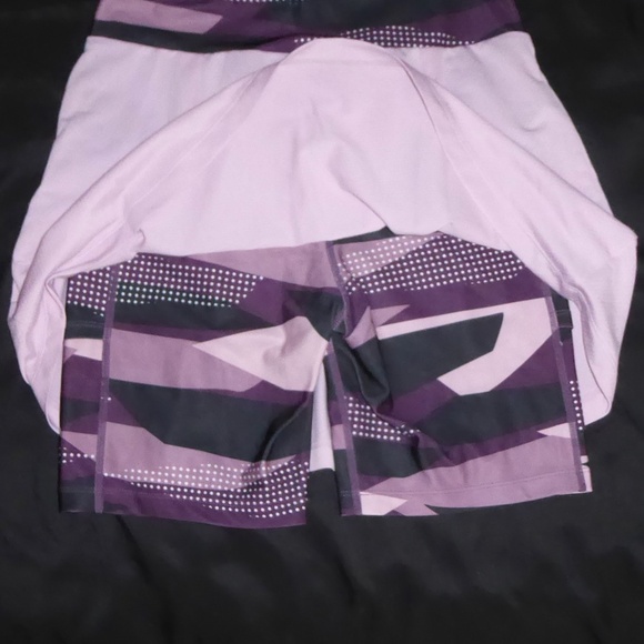 ASICS PINK PURPLE ROSE ACTIVE SKIRT W/SHORTS NEW STRONG 92 TENNIS PICKLEBALL M - Picture 4 of 8